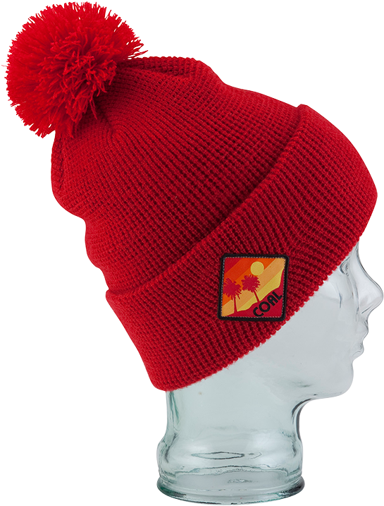 Шапка Coal Coal The Paradise Red От Boardshop-1 - Coal Clipart (700x799), Png Download