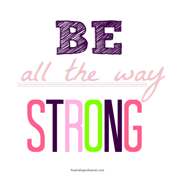 Be All The Way Strong - Label Clipart (600x600), Png Download