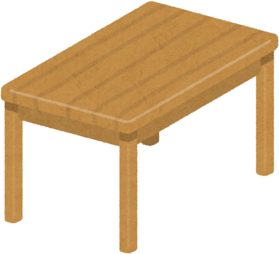 テーブルなどにおいて作業する - Mesa Rustica Com 2 Gavetas Clipart (600x560), Png Download