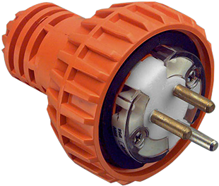 56p310rp Plug Top, Straight, 3 Round Pin, 10a, 250v, - Electrical Wiring Clipart (800x600), Png Download