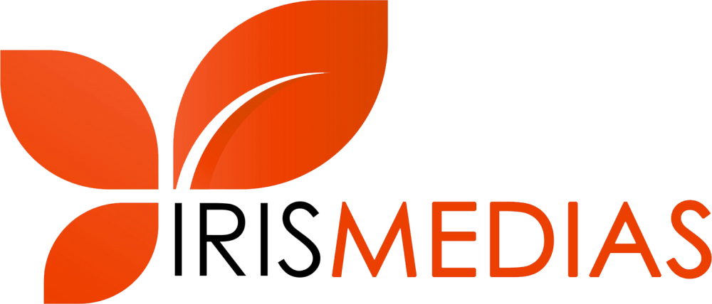 Logo Iris Media Clipart (1000x428), Png Download