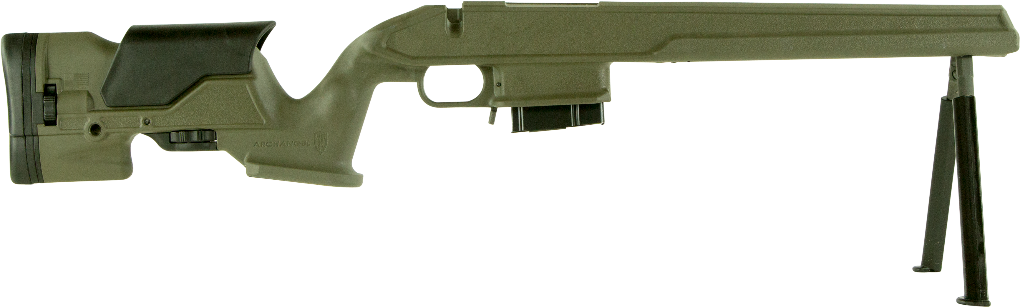 Promag Aa1500od Archangel Rifle Od Green - Ranged Weapon Clipart (3539x1127), Png Download