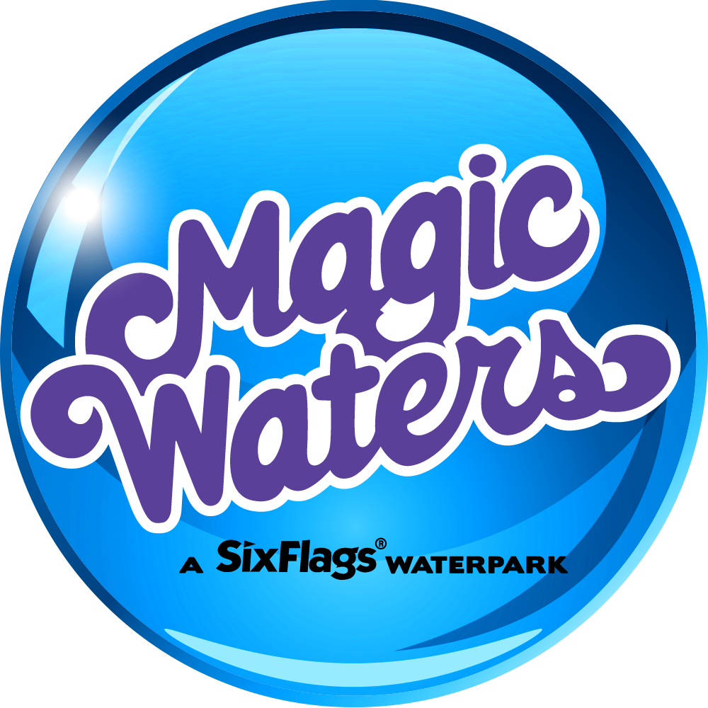 Free Magic Waters All Season - Six Flags Clipart (1000x1000), Png Download