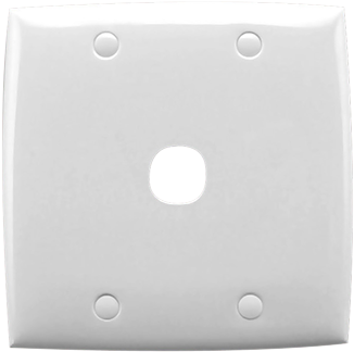 Flush Plate, 1 Gang, 115mmsq, Large Format, White Electric - Circle Clipart (800x600), Png Download