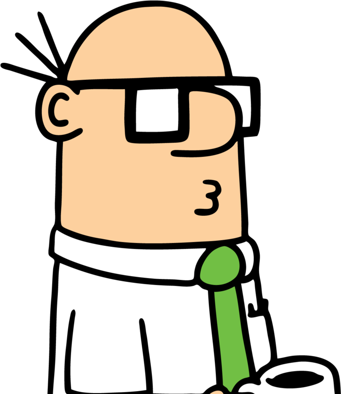 Fabien Dubosson - Dilbert's Friend Clipart (900x900), Png Download