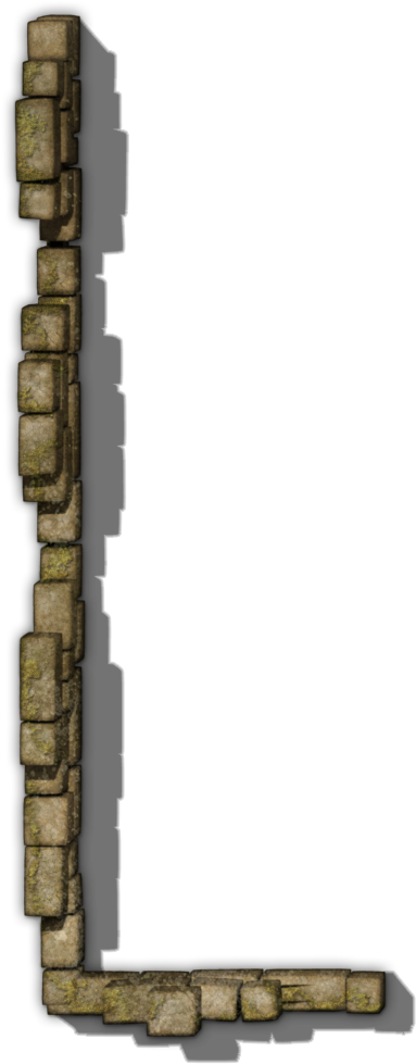145315 Qejr Crumbling Wall 1 - Wood Clipart (420x980), Png Download