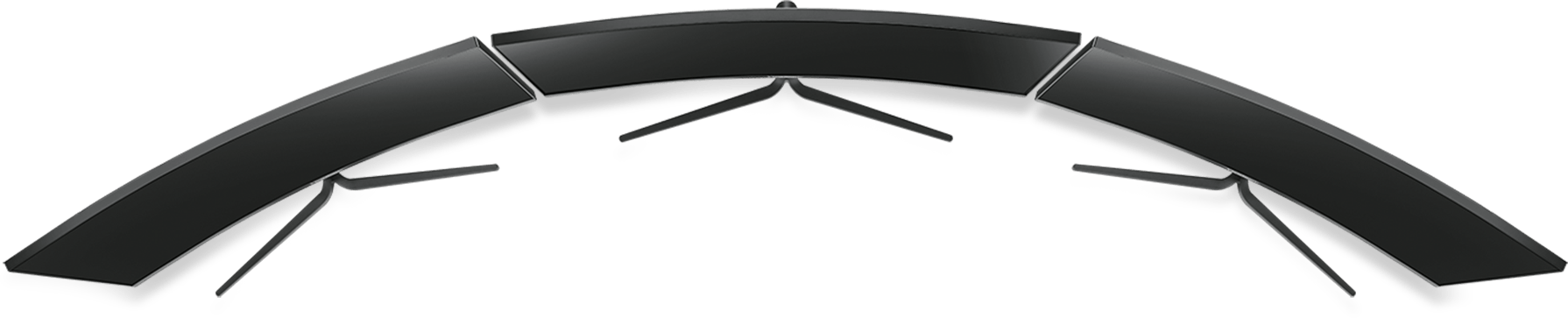 Curved Monitors Example - Clothes Hanger Clipart (1790x363), Png Download