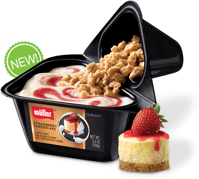 New Muller Dessert Inspired Yogurts Coupon - Muller Food Clipart (1024x792), Png Download