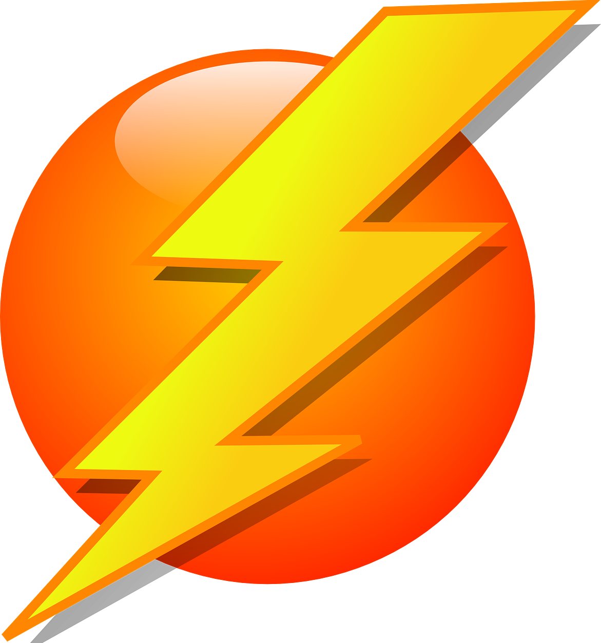 Lightning Clip Art - Png Download (1171x1253), Png Download