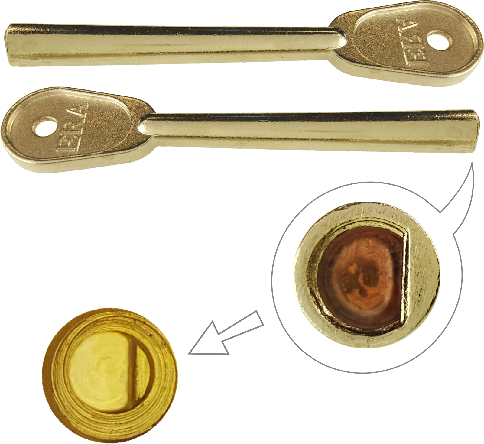 Era 582 Sliding Sash Window Stop Bolt Keys - Coin Clipart (1600x1503), Png Download