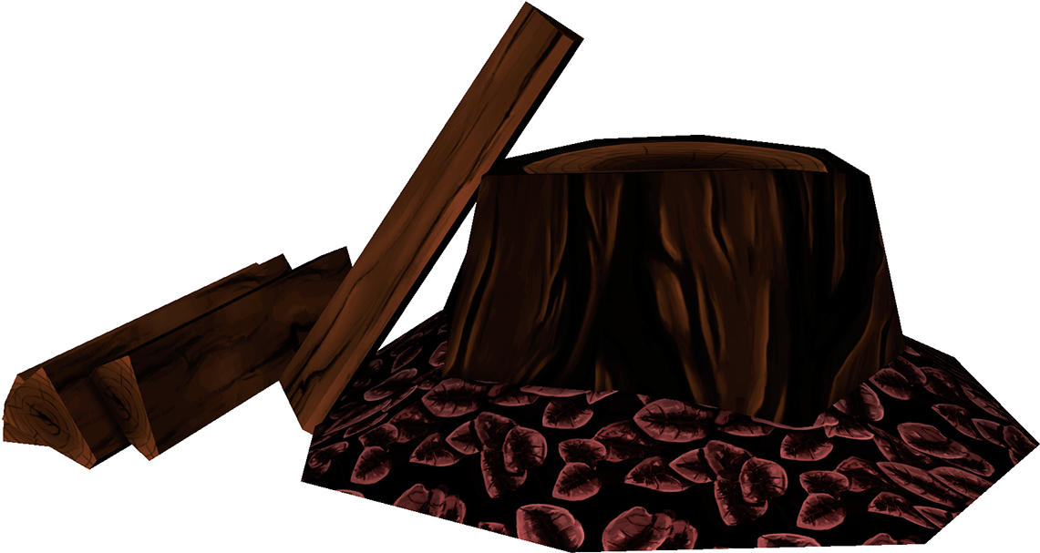 3d Tree Stump Model Created For Part Of A Battle Arena - Table Clipart (1920x1080), Png Download