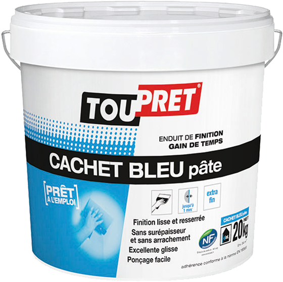 Cachet Bleu Pâte - Toupret Clipart (600x600), Png Download