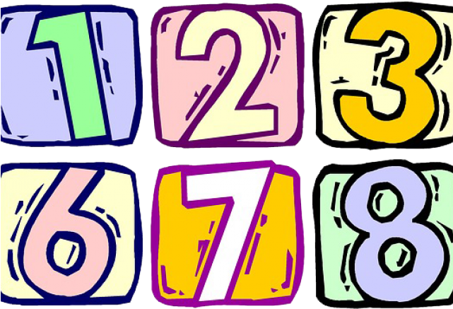 Numbers Clipart Transparent Background - Png Download (640x480), Png Download