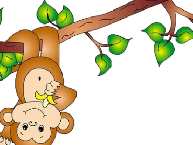 Autumn Clipart Monkey - Cartoon Monkey Png Transparent Png (640x480), Png Download