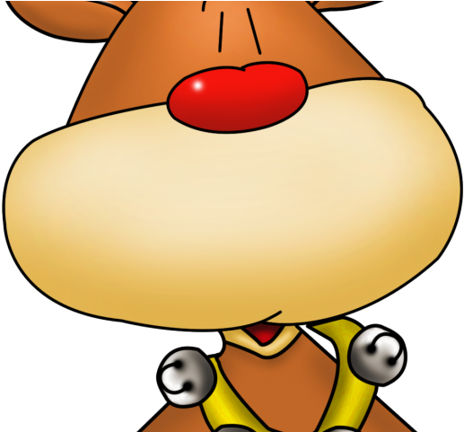 Moose Clipart Merry Christmas - Transparent Rudolph Clipart - Png Download (640x480), Png Download