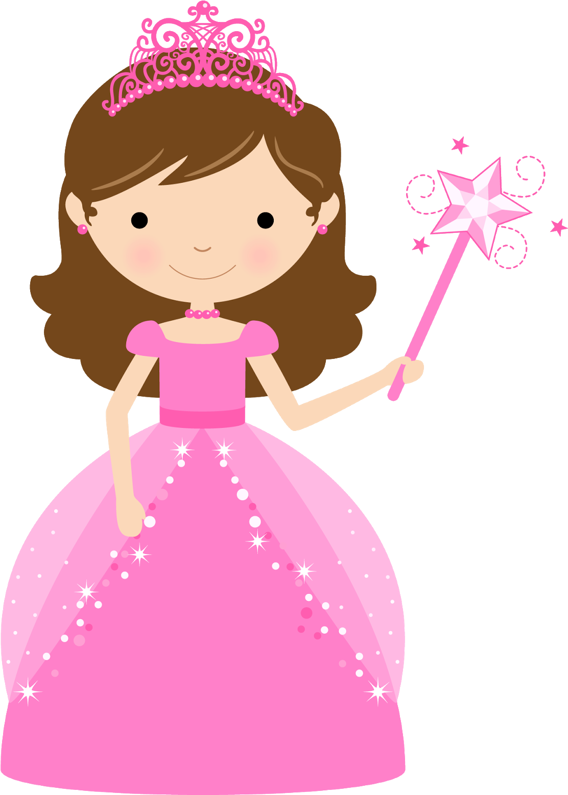 Little Girl Princess Clip Art - Clipart Princess - Png Download (620x620), Png Download