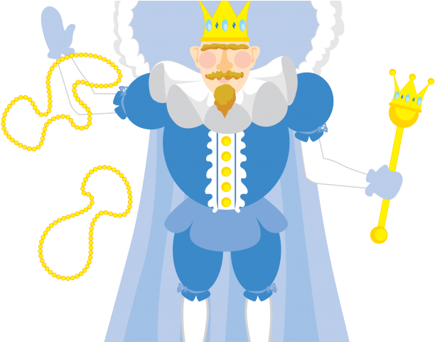 King Clipart Dancing - Mardi Gras King Clipart - Png Download (640x480), Png Download