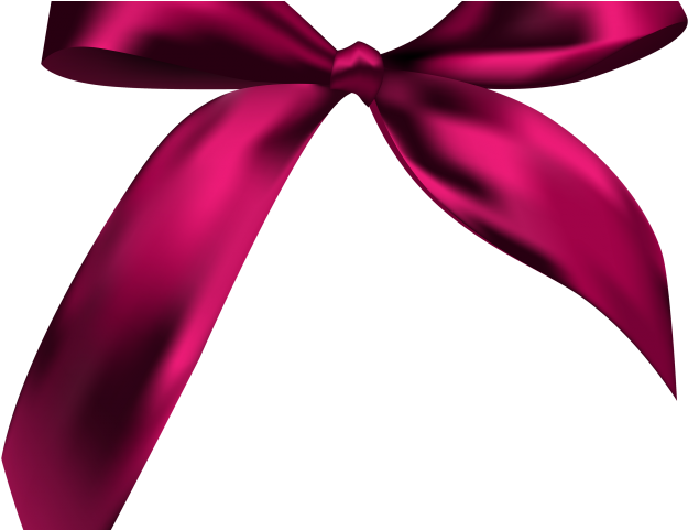 Fashion Clipart Png Transparent - Gift Pink Ribbon Png (640x480), Png Download
