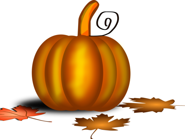 Pumpkin Clipart Day - Thanksgiving Small Clip Art - Png Download (640x480), Png Download