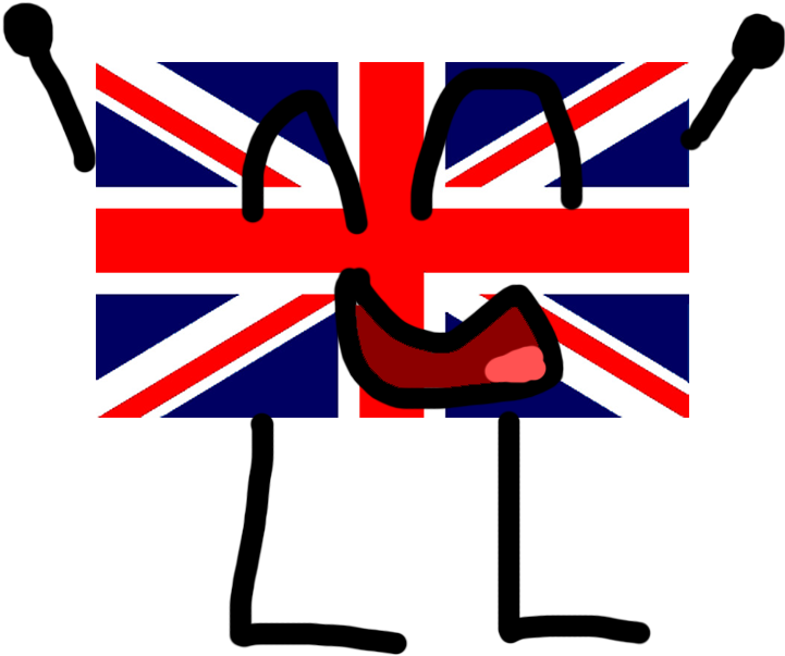 Cheer - United Kingdom Flag Clipart (720x720), Png Download