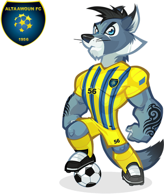 Al-taawoun Fc Mascot Design Mascot Design, Logo Design, - Al-taawoun Fc Clipart (700x724), Png Download
