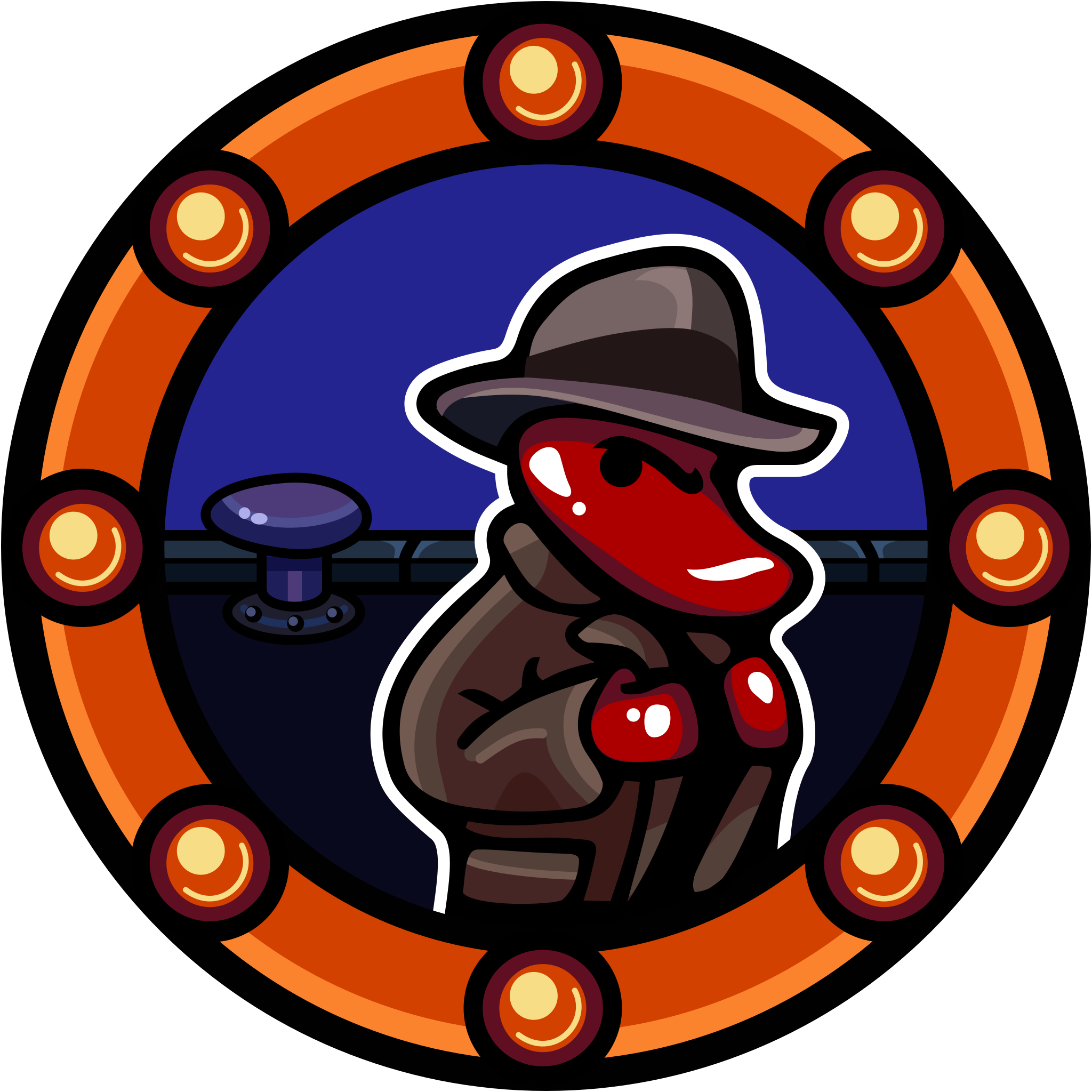 Robber Docks Logo Clipart (2048x2048), Png Download