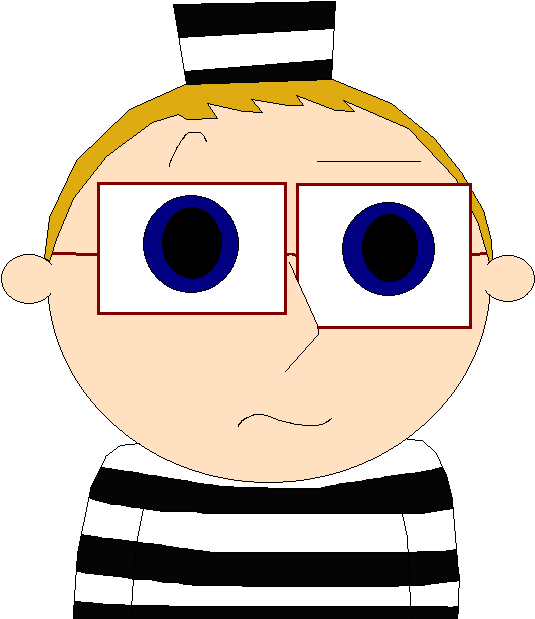 Leon Smallwood Prison Outfit Puzzled1 800 600 Trans - Cartoon Clipart (800x651), Png Download
