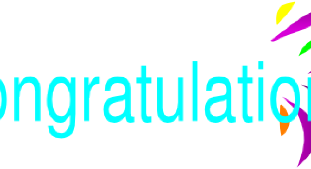 Ribbons Clipart Congratulation - Graphic Design - Png Download (640x480), Png Download