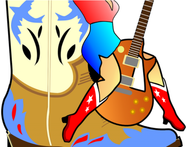 Guitar Clipart Boot - Png Download (640x480), Png Download