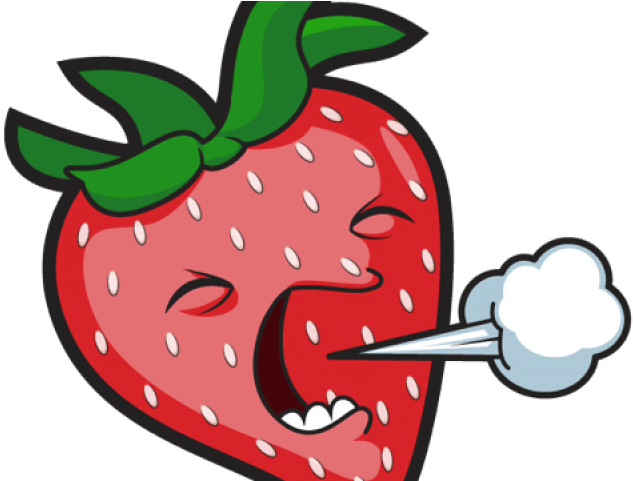 Strawberry Clipart Apple - Strawberry Cough Clipart - Png Download (640x480), Png Download