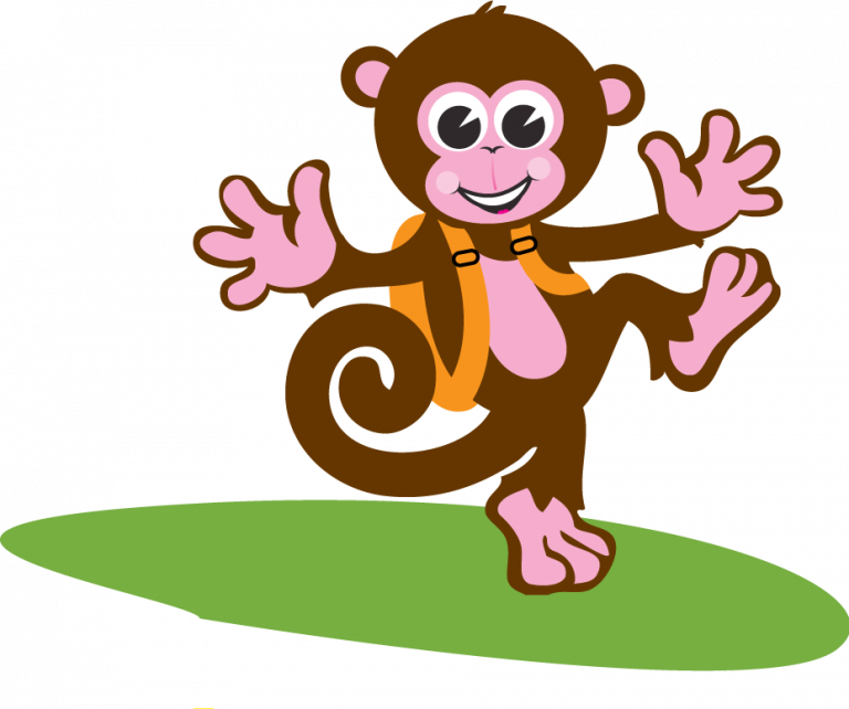 Kd Monkey Backpack - Kids Dentistree Clipart (768x642), Png Download