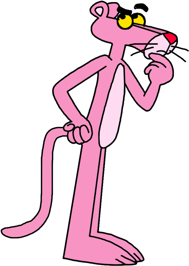 769 X 1038 25 - Pink Panther Thinking Clipart (769x1038), Png Download