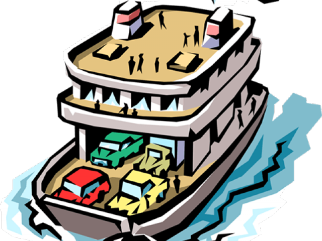 Ferry Clipart Shio - Ferry - Png Download (640x480), Png Download