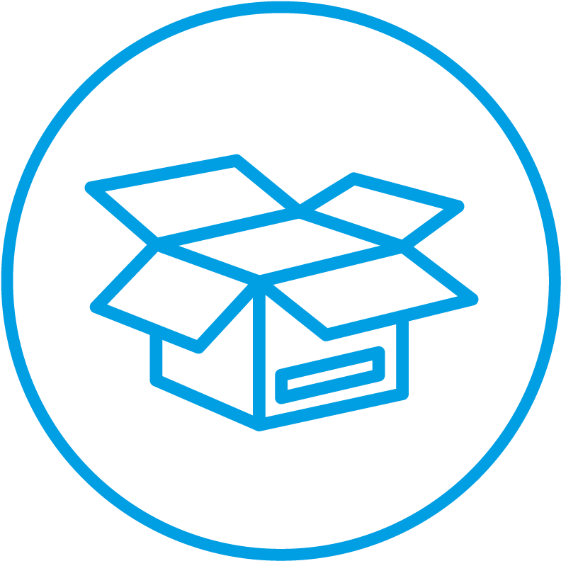 General Cargo - Think Outside The Box Icon Clipart (833x833), Png Download