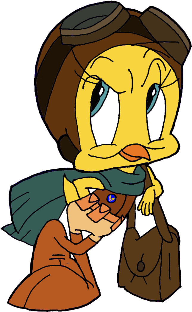 Ww2 Tweety Bird By Jmk-prime - Cartoon Clipart (645x1046), Png Download