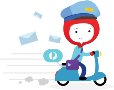 1600718 Reddie Mailman Clipart (1000x306), Png Download