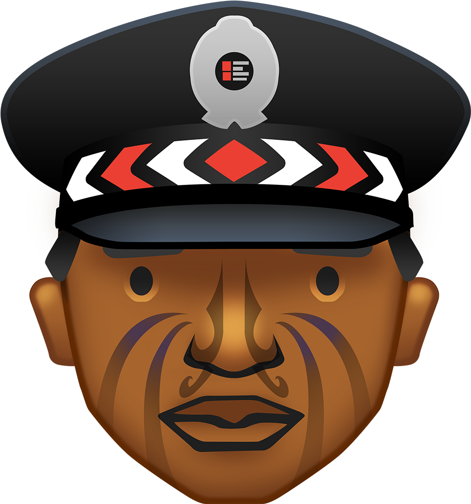The World's First Māori Emoji App - Cartoon Clipart (1000x1000), Png Download