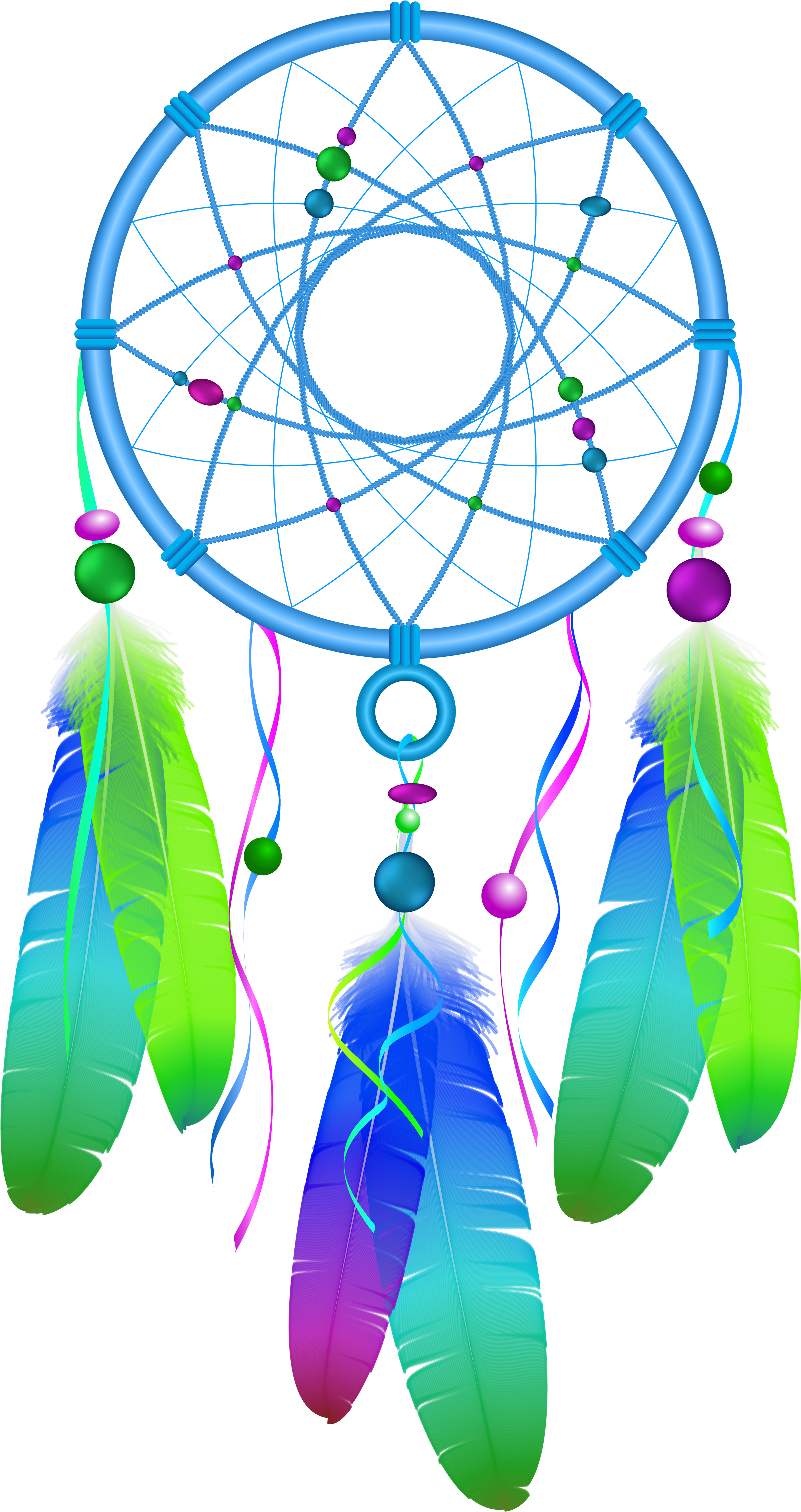Dreamcatcher Clip Art Png Image Gallery Yopriceville Transparent Png (3266x6000), Png Download