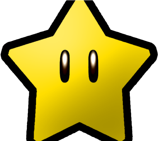 Night Sky Clipart Mario - Super Mario Star Clipart - Png Download (640x480), Png Download