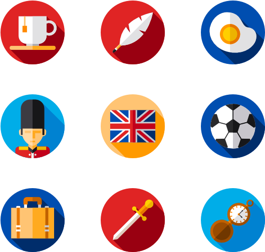 Icons Free England - United Kingdom Icon Png Clipart (600x564), Png Download