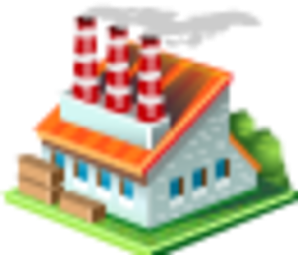 Factory 64 Image - House Clipart (600x600), Png Download