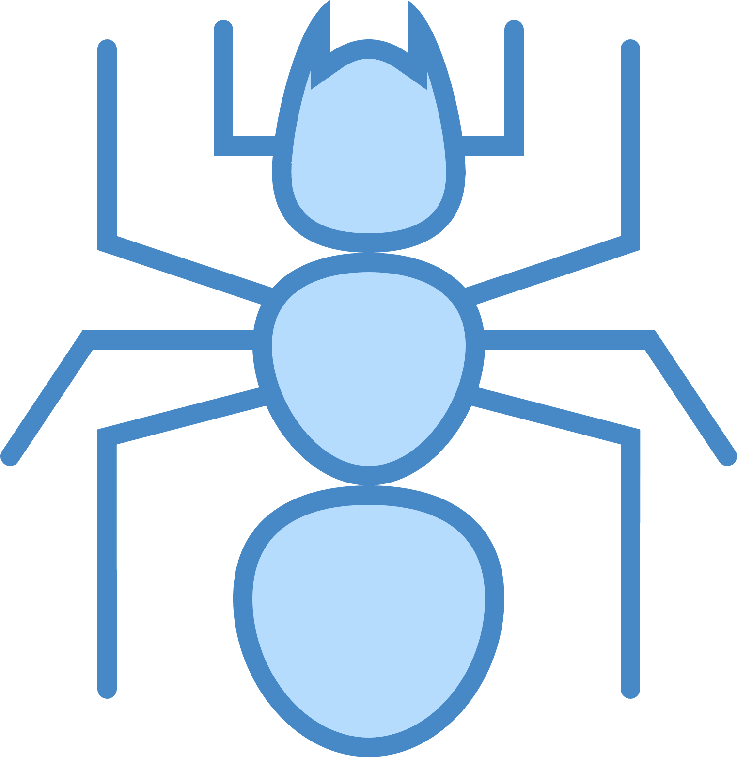 The Icon Has 3 Horizontal Oval Like Shapes Connected - Circle Clipart (1600x1600), Png Download