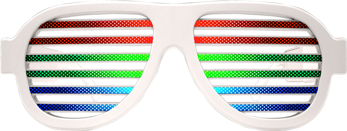 The Future Of Eyeglasses - Очки Для Вечеринок Png Clipart (1024x478), Png Download