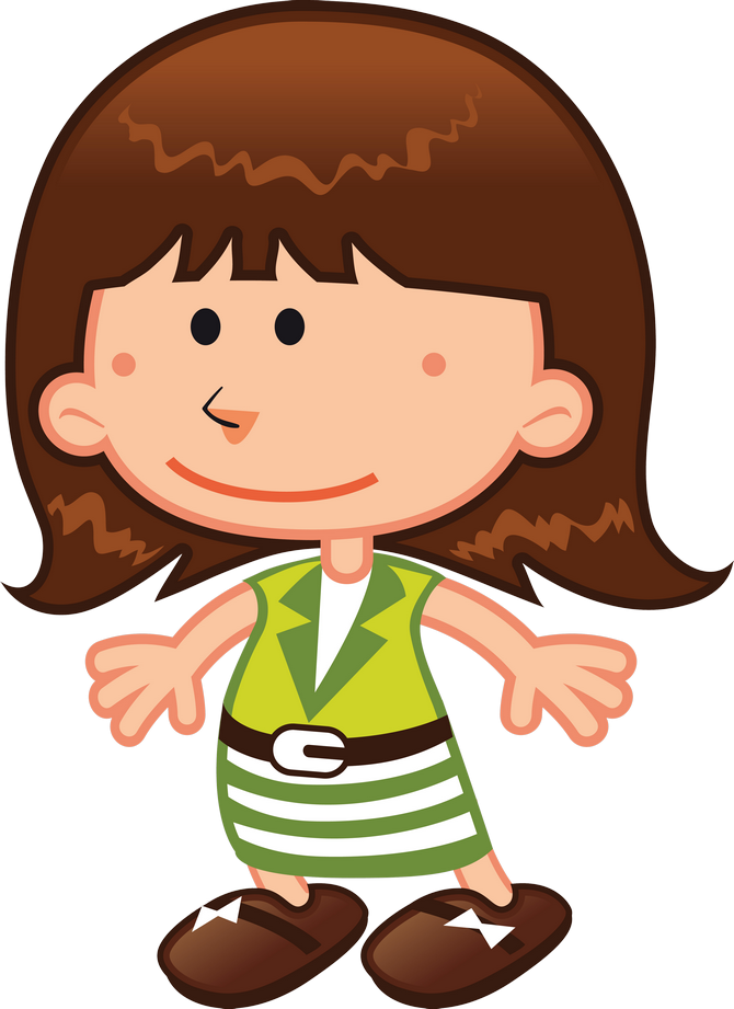 Mothers Day - การ์ตูน เด็ก ผู้หญิง ไม่มี พื้น หลัง Clipart (670x921), Png Download