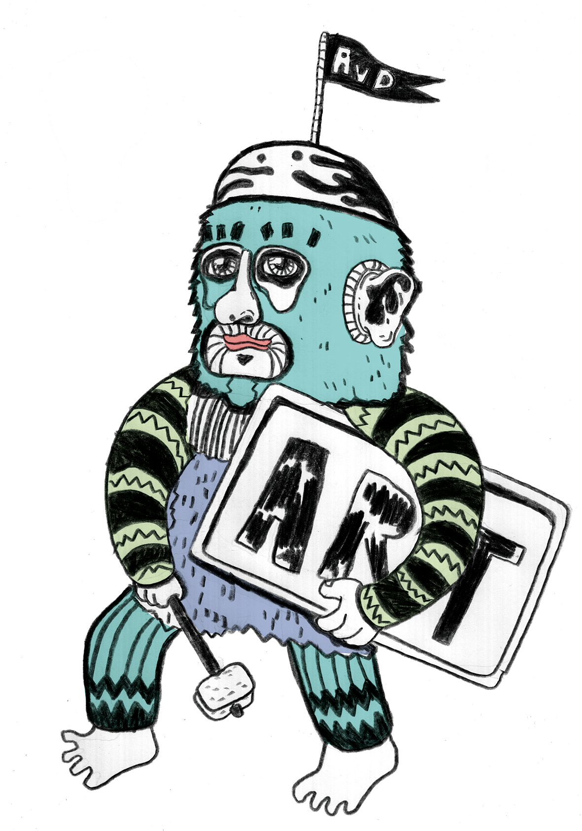 Kuratoren Auf Probe - Illustration Clipart (1181x1686), Png Download