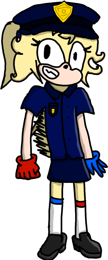 Lawcia The Porcupine - Cartoon Clipart (472x1117), Png Download