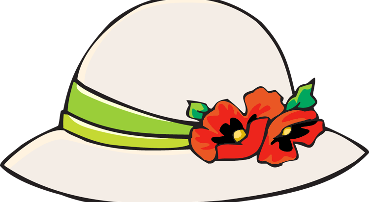 Garden Hat - Hat Clipart - Png Download (750x412), Png Download