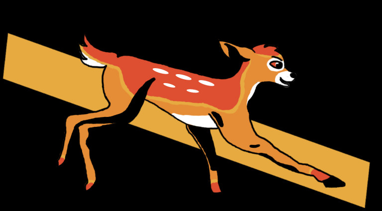 White-tailed Deer Clipart (768x424), Png Download