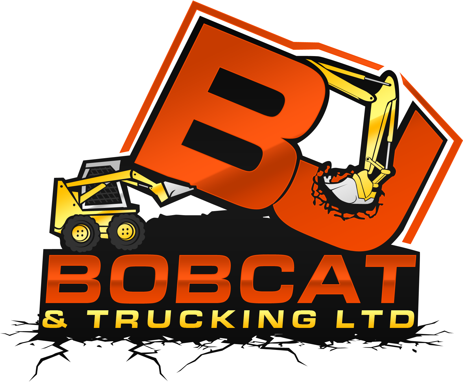 Bj Bobcat & Trucking Ltd Clipart (1669x1500), Png Download