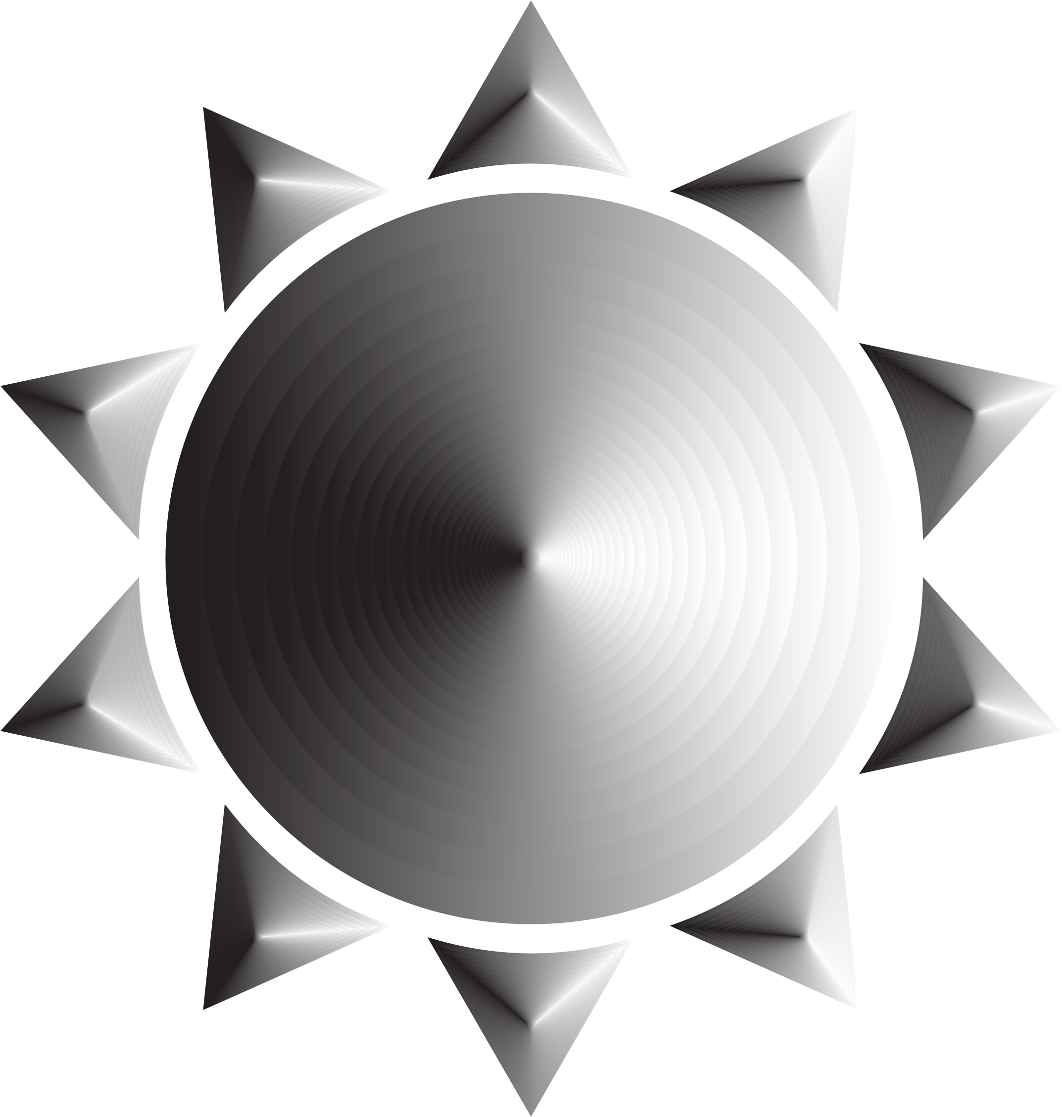 This Free Icons Png Design Of Prismatic Sun Icon Variation Clipart (2146x2256), Png Download